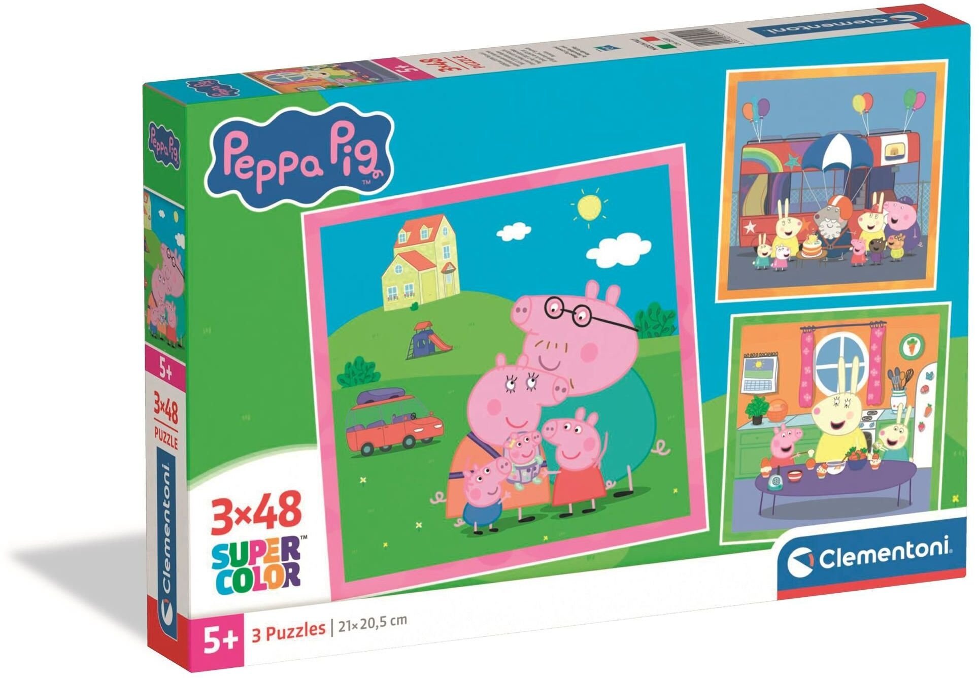 Puzzle 3x48 Peppa Pig