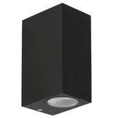 Lampy ogrodowe - Prostokątna lampa elewacyjna Nerium 22-32317 Candellux IP44 czarna - miniaturka - grafika 1