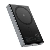 Powerbanki - Powerbank bezprzewodowy Allity APB-300 PD QC 20W 10000 mAh szary magnetyczny - miniaturka - grafika 1