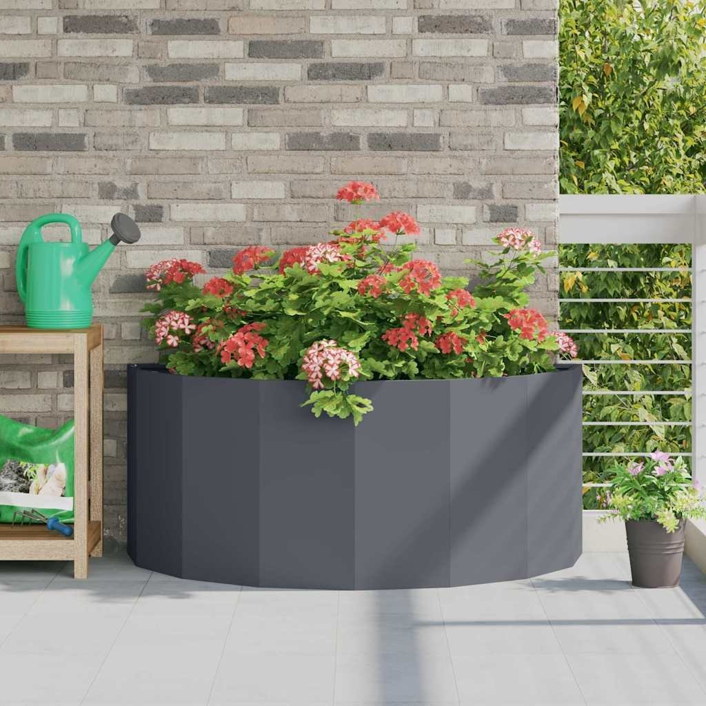 vidaXL Donica Antracyt 120 x 60 x 50 cm Stal