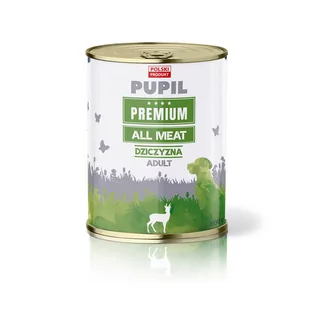 Karma mokra dla psa PUPIL Premium All Meat ADULT dziczyzna 800 g - Mokra karma dla psów - miniaturka - grafika 1