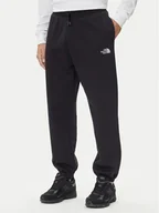 Spodnie sportowe męskie - The North Face Spodnie dresowe Essential NF0A8C1F Czarny Relaxed Fit - miniaturka - grafika 1