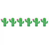 Dekoracje sali - GO Girlanda brokatowa Kaktusy - 250 cm RV-GKAK - miniaturka - grafika 1