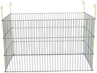 Miski dla psów - ZOLUX Zolux zagroda metalowa dla gryzoni prostokątna szara 275006 - miniaturka - grafika 1