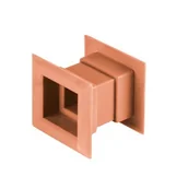 Kratki wentylacyjne - Osłona wentylacyjna drzwiowa 45x45 K90 - miniaturka - grafika 1