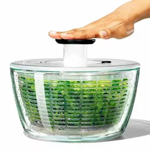 OXO-Wirówka/misa szklana do sałaty 2w1 Good Grips - Pozostałe akcesoria kuchenne - miniaturka - grafika 3
