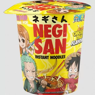 Makaron Błyskawiczny Negisan One Piece kurczak po tajsku - Szybkie dania obiadowe - miniaturka - grafika 1