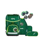 Plecaki - ergobag Cubo Plecak unisex dla dzieci, Rambazam Bear - zielony, jeden rozmiar, Niedźwiedź Rambazam - Zielony, taille unique, Zestaw tornister - miniaturka - grafika 1