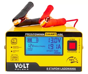 VOLT POLSKA LCD 6/12V 15A SMART A86  - Prostowniki samochodowe - miniaturka - grafika 2