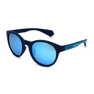 Okulary przeciwsłoneczne - Stylowe Okulary czarno niebieskie uniwersalne przeciwsłoneczne polaroid PLD6063GS - miniaturka - grafika 1