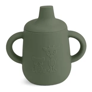 Nuuroo silikonowy kubek niekapek z ustnikiem KOALA GIRAF Dusty Green - Kubki dla dzieci - miniaturka - grafika 1