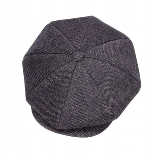 Kaszkiet WEŁNA Peaky Blinders SHELBY czapka Elegancki jodełka 56-59 cm L/XL - Czapki damskie - miniaturka - grafika 1