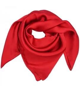 Delikatna gładka chusta chustka szal jednokolorowa elegancka 70x70 cm - Moda i Uroda OUTLET - miniaturka - grafika 1