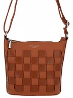 Torebki damskie - Modna Listonoszka Damska firmy David Jones Ruda - miniaturka - grafika 1