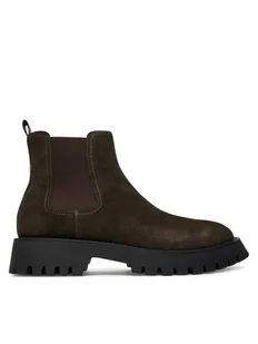 Guess Sztyblety FMTGOM SUE10 Brązowy - Botki męskie - miniaturka - grafika 1