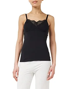 Emporio Armani Underwear Women's Dreamy Viscose Lace Tank Top, czarny, XL, czarny, XL - Koszulki i topy damskie - miniaturka - grafika 1