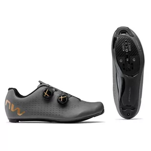 Buty rowerowe szosowe męskie NORTHWAVE Revolution 3 szare - Buty rowerowe - miniaturka - grafika 1