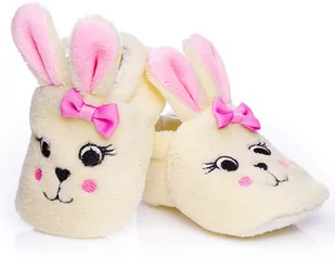 Ciepłe buciki niemowlęce r. 0-6 miesięcy dł. 10 cm - Buty dla dziewczynek - miniaturka - grafika 1