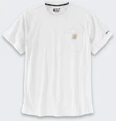 Koszulki męskie - Koszulka Carhartt Force Mid Pocket White - miniaturka - grafika 1