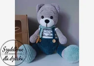 Maskotki i pluszaki - Miś zrobiony na szydełku - miniaturka - grafika 1