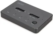 Obudowy i kieszenie na dyski twarde - Dual Bay Nvme SSD Docking Station 2 bay NVME duplicator M.2 SSD Docking Station DA-71545-1 - miniaturka - grafika 1