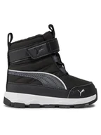 Buty dla dziewczynek - Puma Śniegowce Evolve Boot AC+ Inf 392646 01 Czarny - miniaturka - grafika 1