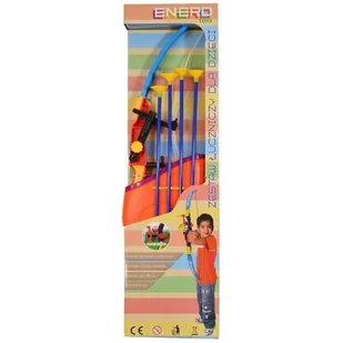 VK1 ZESTAW ŁUCZNICZY ENERO ŁUK 78CM 4 STRZAŁY KOŁCZAN #H1 1019475 - Zabawki i gry sportowe - miniaturka - grafika 1