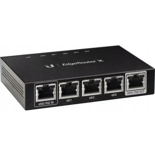 Ubiquiti EdgeRouter ER-X 5 Gigabit RJ45 ports, 1x24V Passive PoE Passthrough - Routery - miniaturka - grafika 1