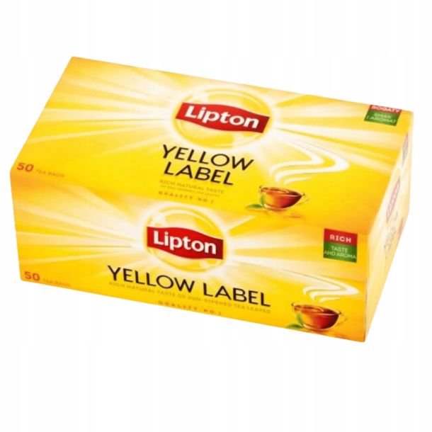 Herbata Czarna Ekspresowa Yellow Label Lipton 100 g