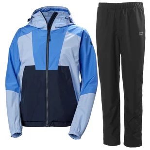 Kombinezon przeciwdeszczowy Helly Hansen Rig, damski, niebieski/czarny - Pozostała odzież narciarska - miniaturka - grafika 1