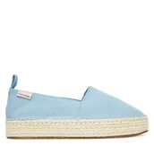 Espadryle damskie - Espadryle Calvin Klein Jeans Platform Espadrille Ml Cs YW0YW01871 Błękitny - miniaturka - grafika 1