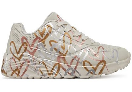 Buty dziecięce Skechers Uno Lite 314067L-NTMT Biały 27,5