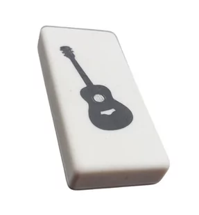 Gumka do Mazania muzyczna Gitara biała - Przybory szkolne Gumka do Mazania muzyczna Gitara biała - Przybory szkolne - miniaturka - grafika 1