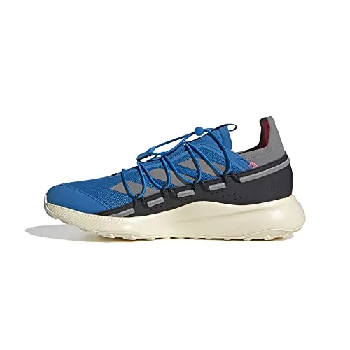 adidas Mężczyźni Terrex Voyager 21 Travel, Sneakersy Blue Rush/Grey Three/Core Black, 44 EU