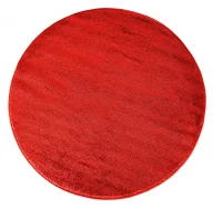 Dywany - Czerwony okrągły elegancki dywan A6-C92 - miniaturka - grafika 1