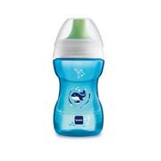 Kubki dla dzieci - Mam MG BABY 8m+ Kubek niekapek FUN 270 ml NIEBIESKI - miniaturka - grafika 1