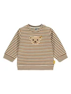 Bluzy i sweterki niemowlęce - Steiff Bluza w kolorze jasnobrązowym - miniaturka - grafika 1