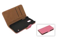 Etui i futerały do telefonów - Pokrowiec ochronny Etui na telefon komórkowy (flip landscape) do telefonu komórkowego Apple iPhone SE Różowy - miniaturka - grafika 1