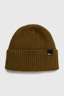 Czapki damskie - Jack Wolfskin czapka wełniana kolor zielony z cienkiej dzianiny - miniaturka - grafika 1