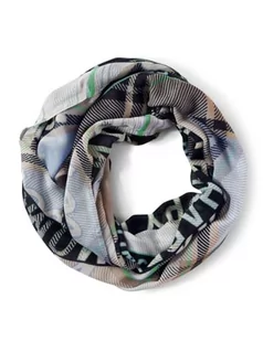 Cecil Damski szal kominowy z nadrukiem, niebieski, A - Apaszki i szaliki damskie - miniaturka - grafika 1