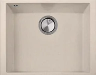 Zlewozmywaki - Zlew PLADOS ONE 5610-U JASNY BEŻ (avena 94) (ON5610ST94) - miniaturka - grafika 1