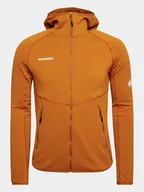 Bluzy męskie - Mammut Bluza Aconcagua Ml Hooded Jacket 1014-04281-7502-114 Brązowy Regular Fit - miniaturka - grafika 1