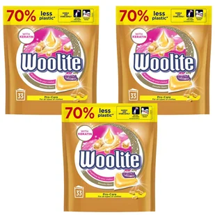 Zestaw Woolite Pro-Care z keratyną do ubrań białych i kolorowych 99 szt. - Środki do prania - miniaturka - grafika 1