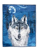 Koce - Koc Elway 160x210 wilk - miniaturka - grafika 1