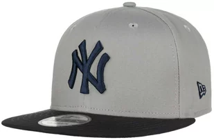 9Fifty MLB Contrast Yankees Cap by New Era, szaro-niebieski, S/M (54-57 cm) - Czapki i chusty sportowe męskie - miniaturka - grafika 1