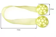 Akcesoria do wystroju okien - Upinacz dekoracyjny z magnesem koło zielony x2 - miniaturka - grafika 1