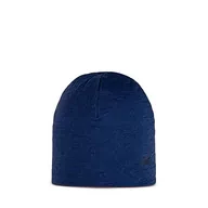 Czapki damskie - Buff Unisex Youth Cobalt Cinnamon Dwustronna czapka Merino Lightweight dla dzieci, niebieska, One Size - miniaturka - grafika 1
