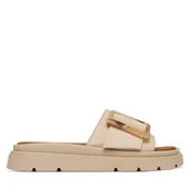 Klapki i japonki damskie - Klapki Tamaris 1-27234-44 Kremowy - miniaturka - grafika 1