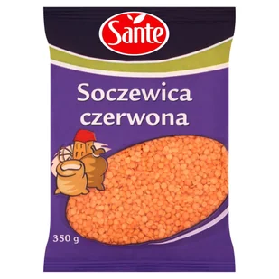Sante SOCZEWICA CZERWONA 300 G. 0704 - Ziarna i nasiona roślin strączkowych - miniaturka - grafika 1
