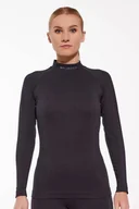 Bielizna sportowa damska - Bluza termoaktywna damska na motocykl Brubeck Cooler LS1657W czarny - miniaturka - grafika 1